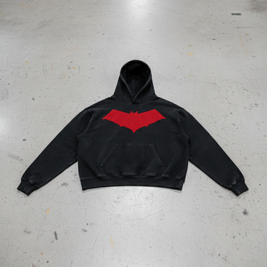 Vintage Red Hood Hoodie