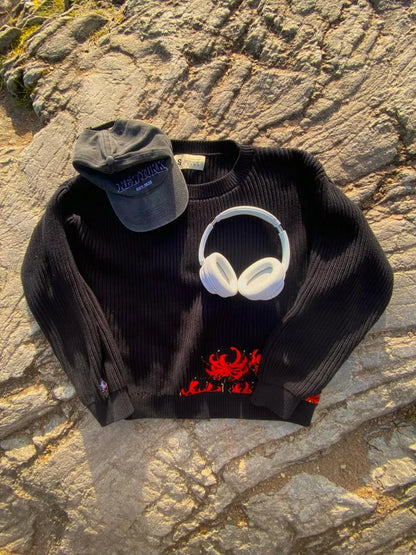 Tokyo Ghoul Spider Lily Knit Sweater