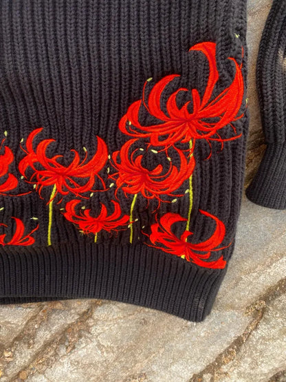 Tokyo Ghoul Spider Lily Knit Sweater