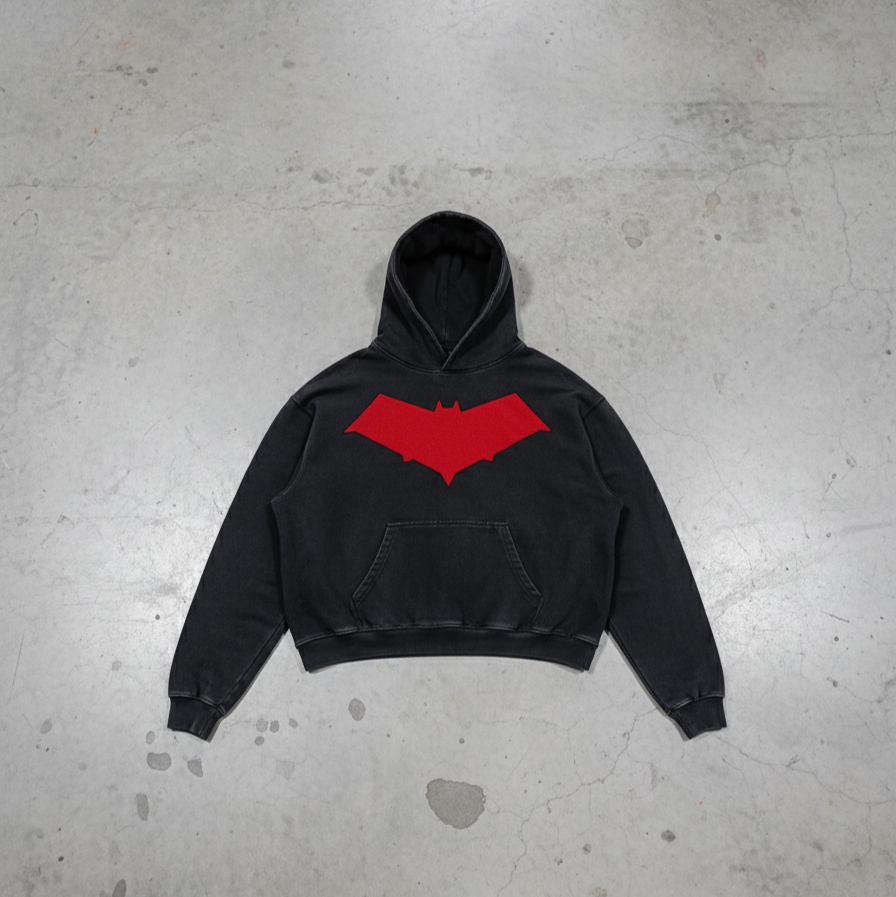 Vintage Red Hood Hoodie