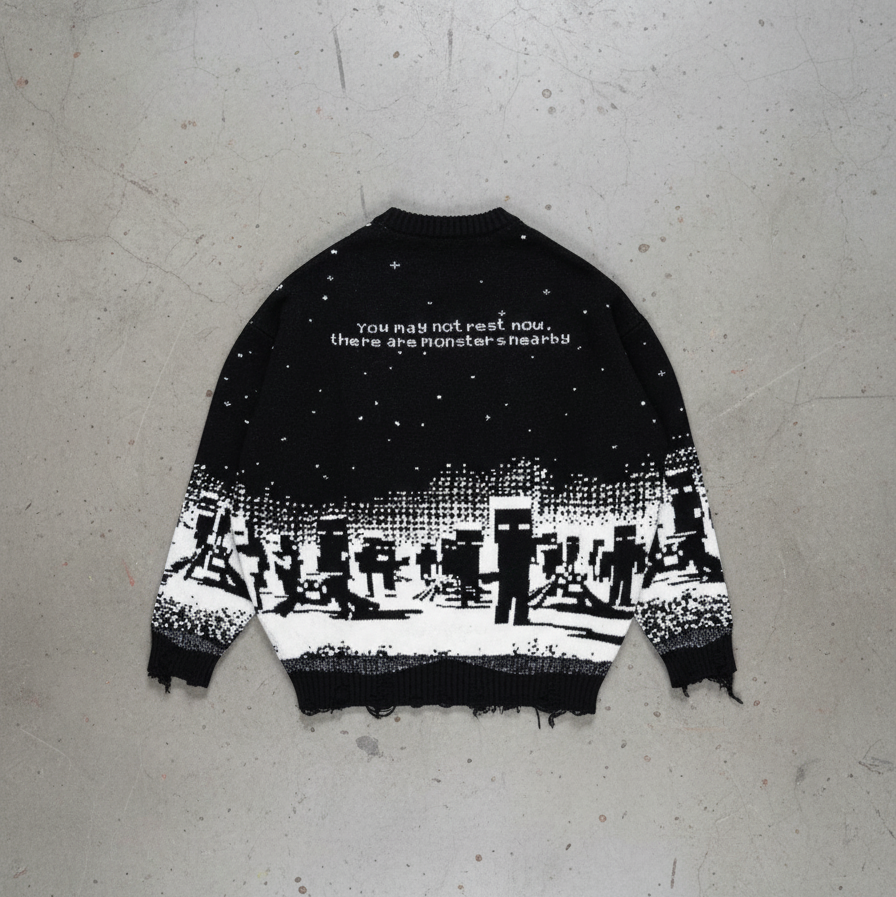 Monsters Nearby Unisex Sweater