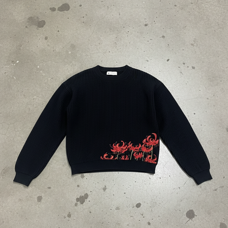 Tokyo Ghoul Spider Lily Knit Sweater